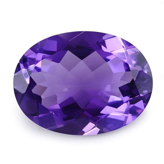 21.82 Carats Amethyst Oval Loose Gemstone