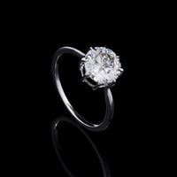 2.10 Carats Lab Grown Diamond 14K Gold Ring