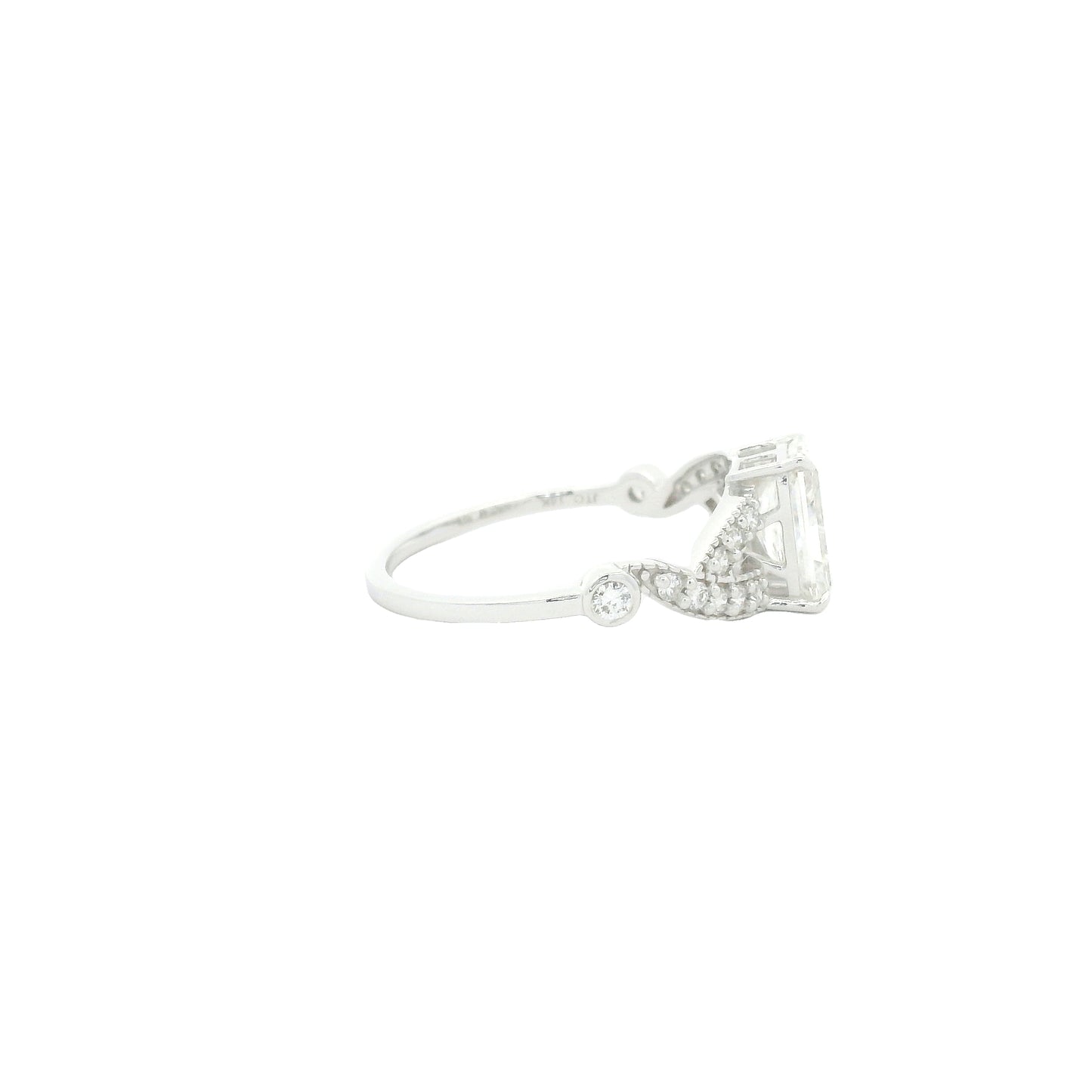 1.49 Carats Lab Grown Diamond 14K Gold Ring