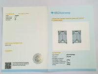 5.08 Carats Lab Grown Diamond 14K Gold Earrings