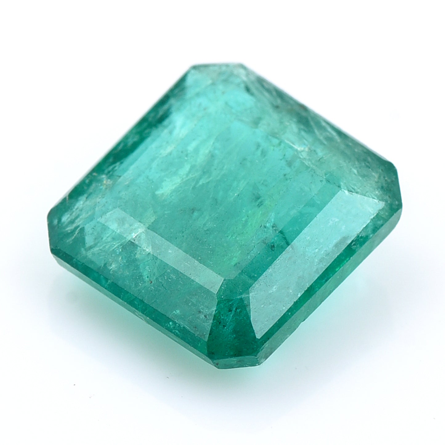 4.44 Natural Beryl Emerald Square Emerald Cut Gemstone