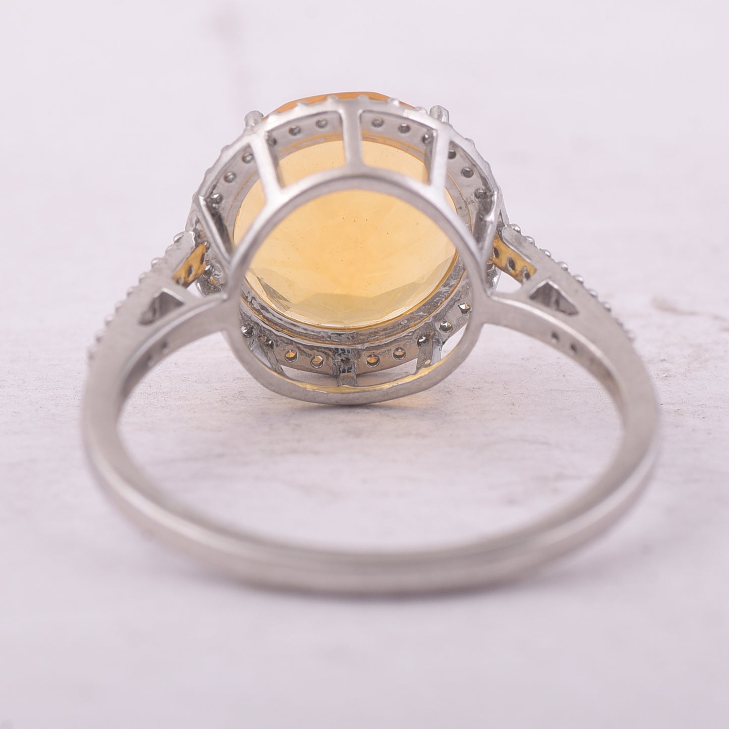 2.34 Ct Round Mixed Cut Natural Fire Opal 950 Platinum Ring