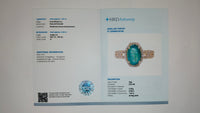 1.87 Ct Oval Mixed Cut Natural Emerald 14K Gold Ring
