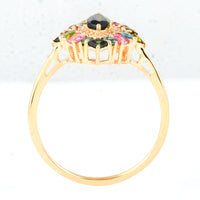 1.07 Ct Marquise Tourmaline 14K Gold Ring