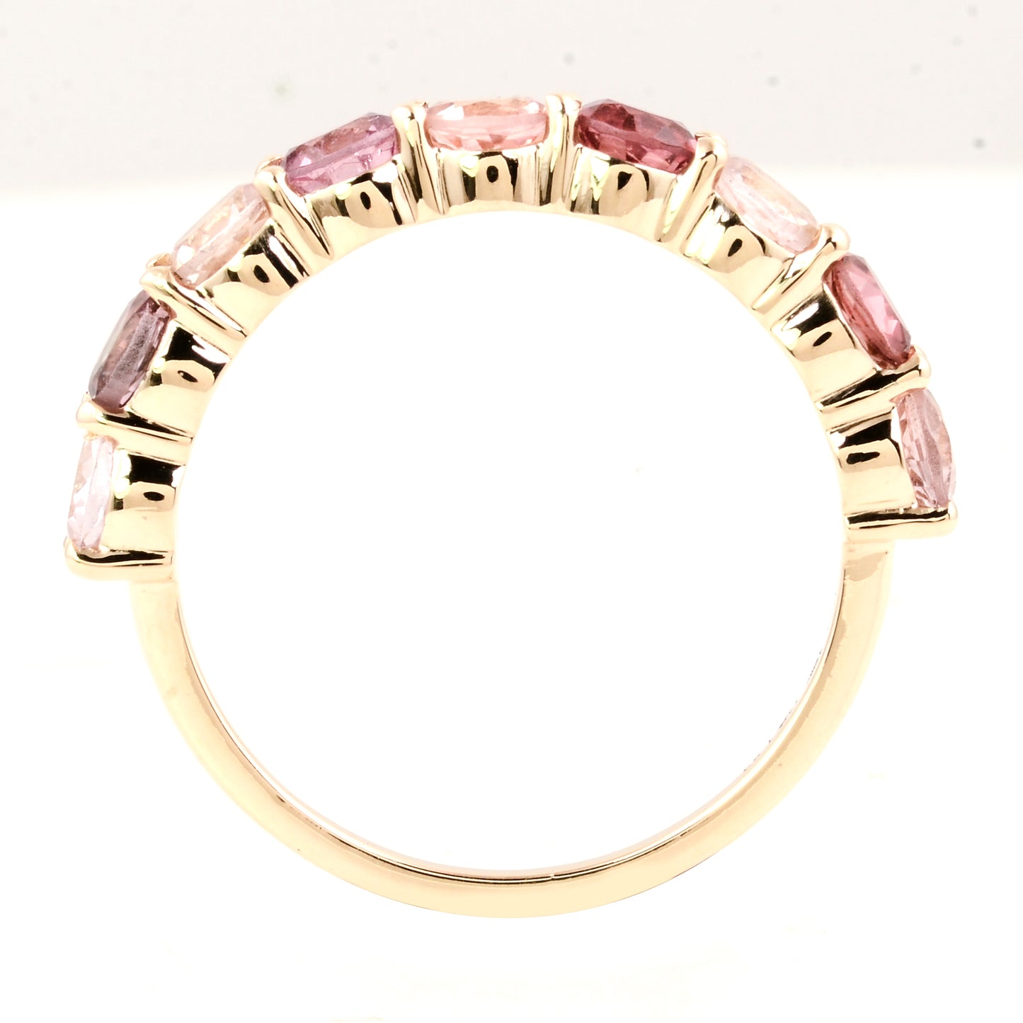 1.83 Ct Round Multi Sapphire 14K Gold Ring