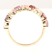 1.83 Ct Round Multi Sapphire 14K Gold Ring