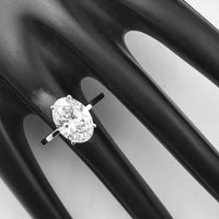 3.52 Carats Lab Grown Diamond 950 Platinum Ring