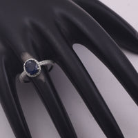 1.93 Ct Oval Mixed Cut Natural Sapphire 950 Platinum Ring