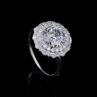 2.81 Carats Lab Grown Diamond 14K Gold Ring