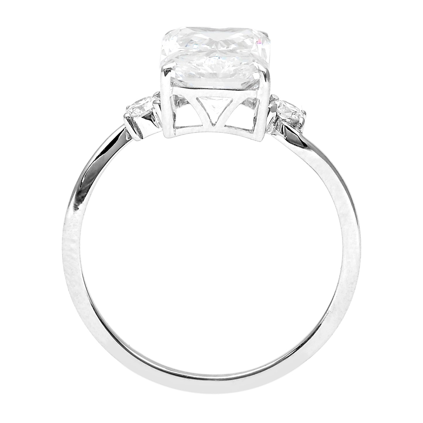 3.32 Carats Lab Grown Diamond 14K Gold Ring