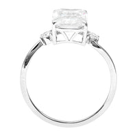 3.32 Carats Lab Grown Diamond 14K Gold Ring