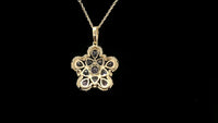 1.90 Ct Round Tanzanite 14K Gold Pendant