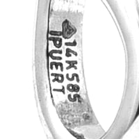 2.48 Carats Lab Grown Diamond 14K Gold Pendant