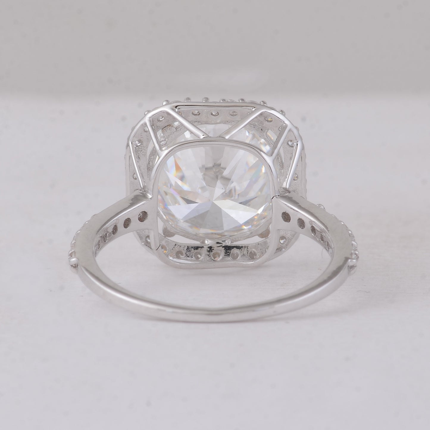 5.36 Carats Lab Grown Diamond 14K Gold Ring