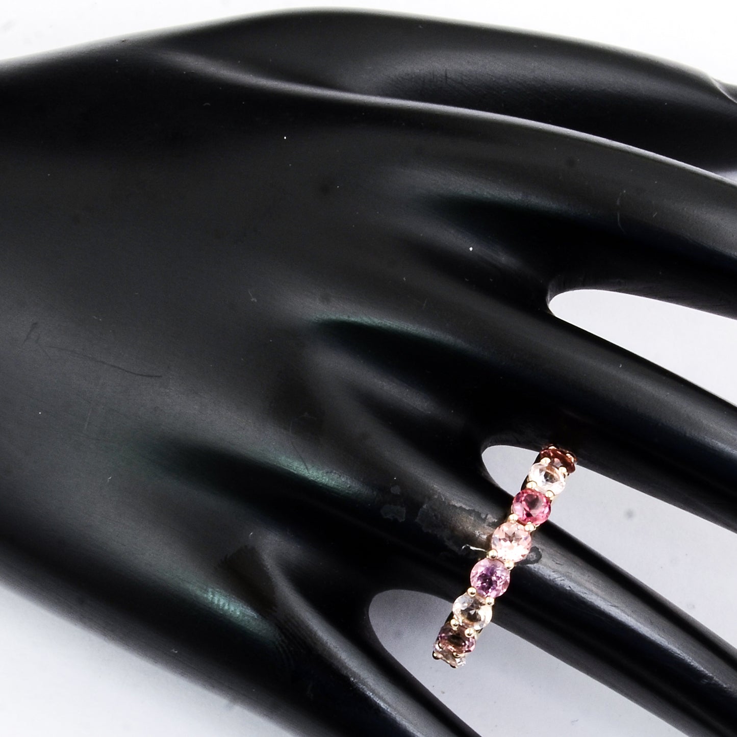 1.83 Ct Round Multi Sapphire 14K Gold Ring