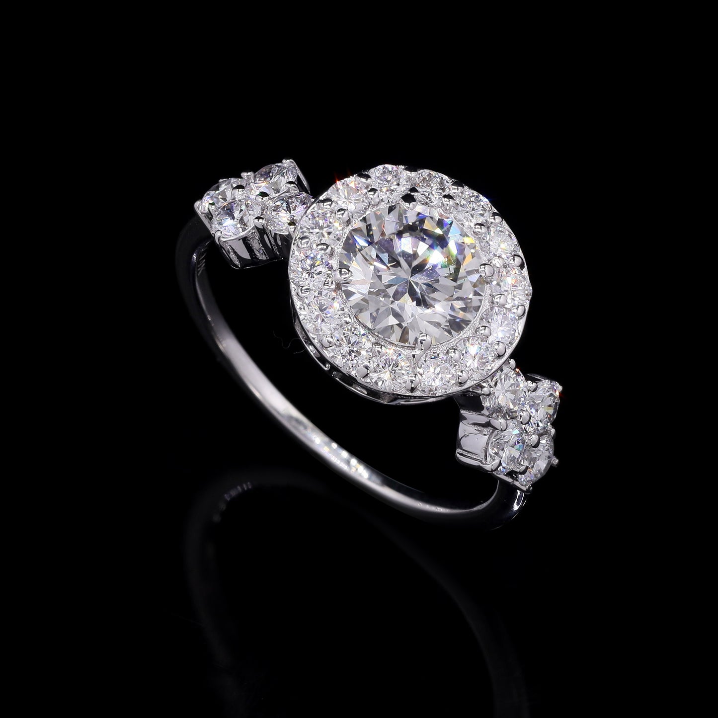 2.05 Carats Lab Grown Diamond 14K Gold Ring