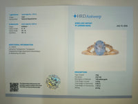 1.57 Ct Oval Natural Aquamarine 14K Gold Ring
