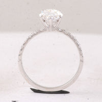 2.87 Carats Lab Grown Diamond 14K Gold Ring