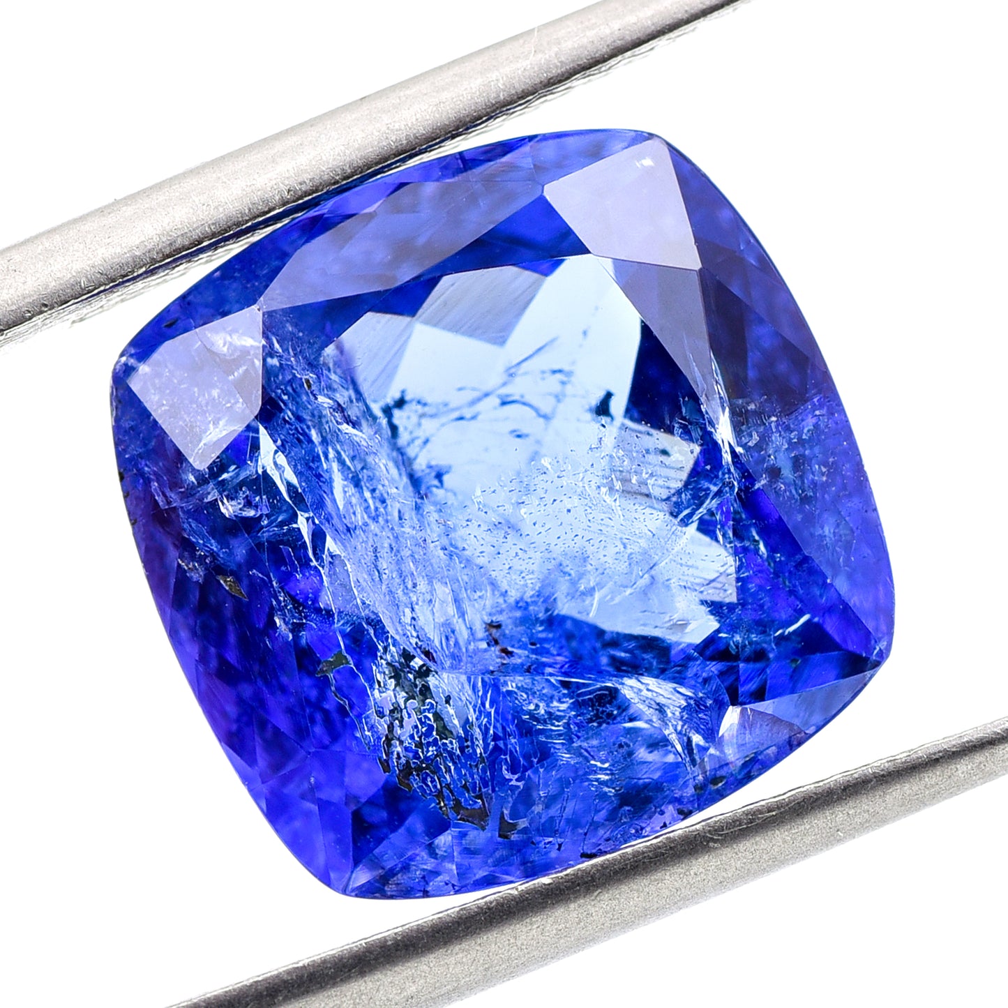 8.82 Natural Zoisite Tanzanite Cushion Mixed Cut Gemstone