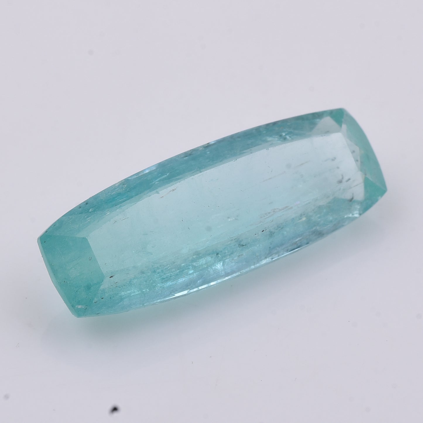 6.2 Natural Beryl Emerald Rectangular Cushion Mixed Cut Gemstone