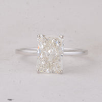 3.05 Carats Lab Grown Diamond 14K Gold Ring