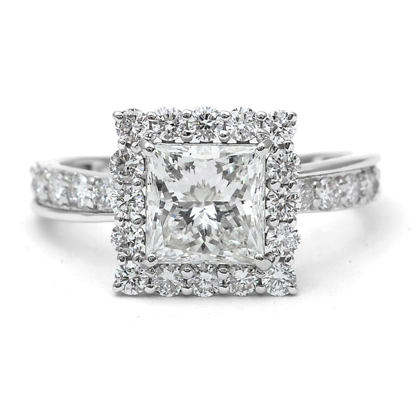 2.92 Carats Lab Grown Diamond 14K Gold Ring