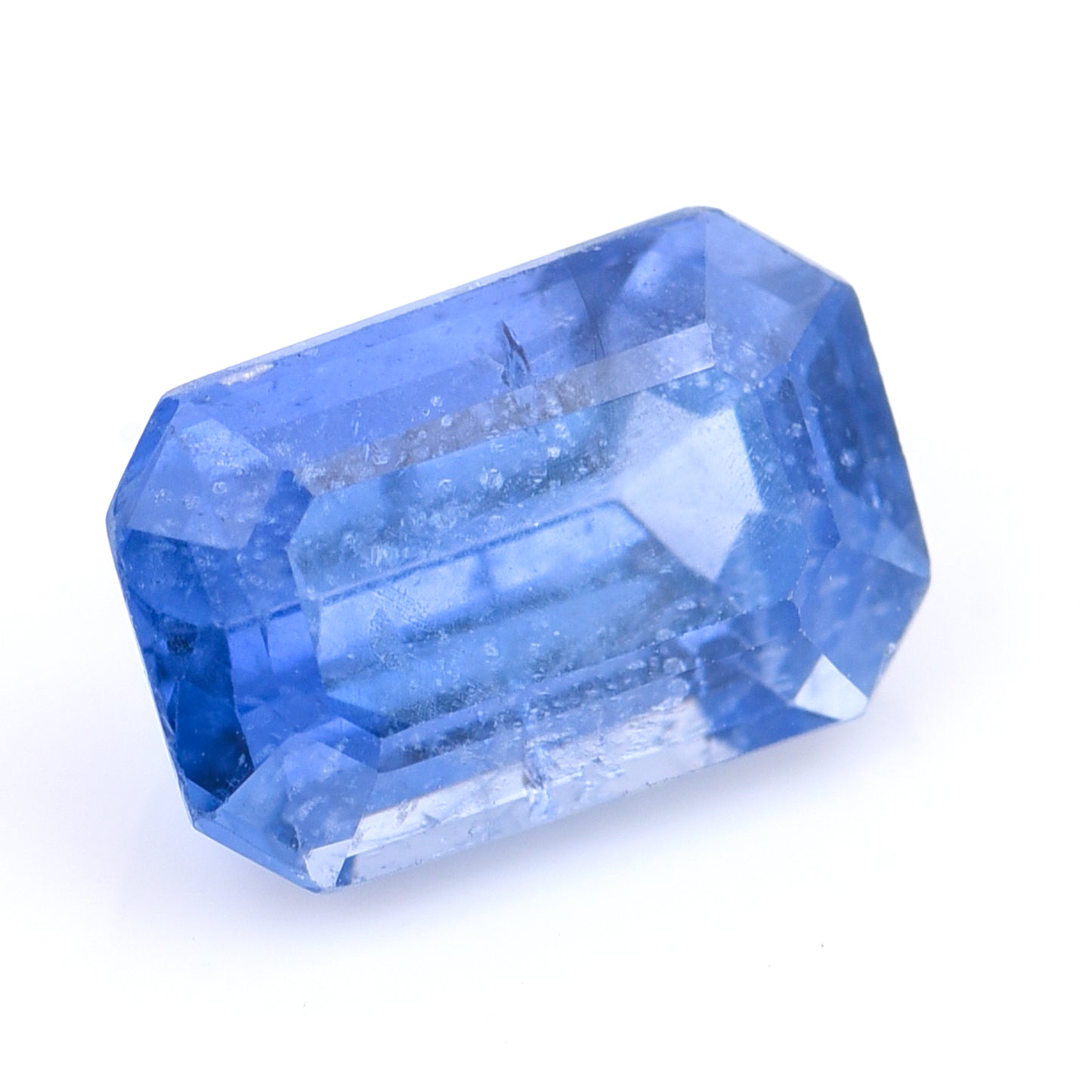2.52 Natural Corundum Sapphire Emerald Cut Gemstone