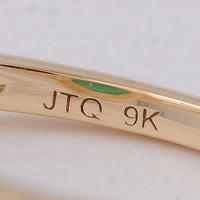 2.01 Ct Oval Emerald 9K Gold Ring