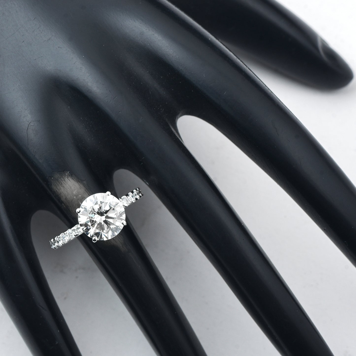2.96 Carats Lab Grown Diamond 14K Gold Earrings