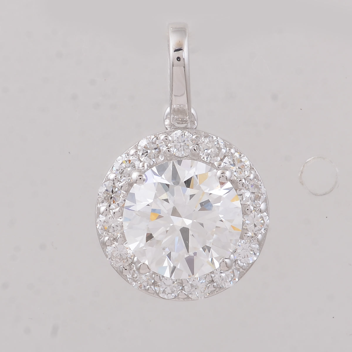 2.08 Carats Lab Grown Diamond 14K Gold Pendant