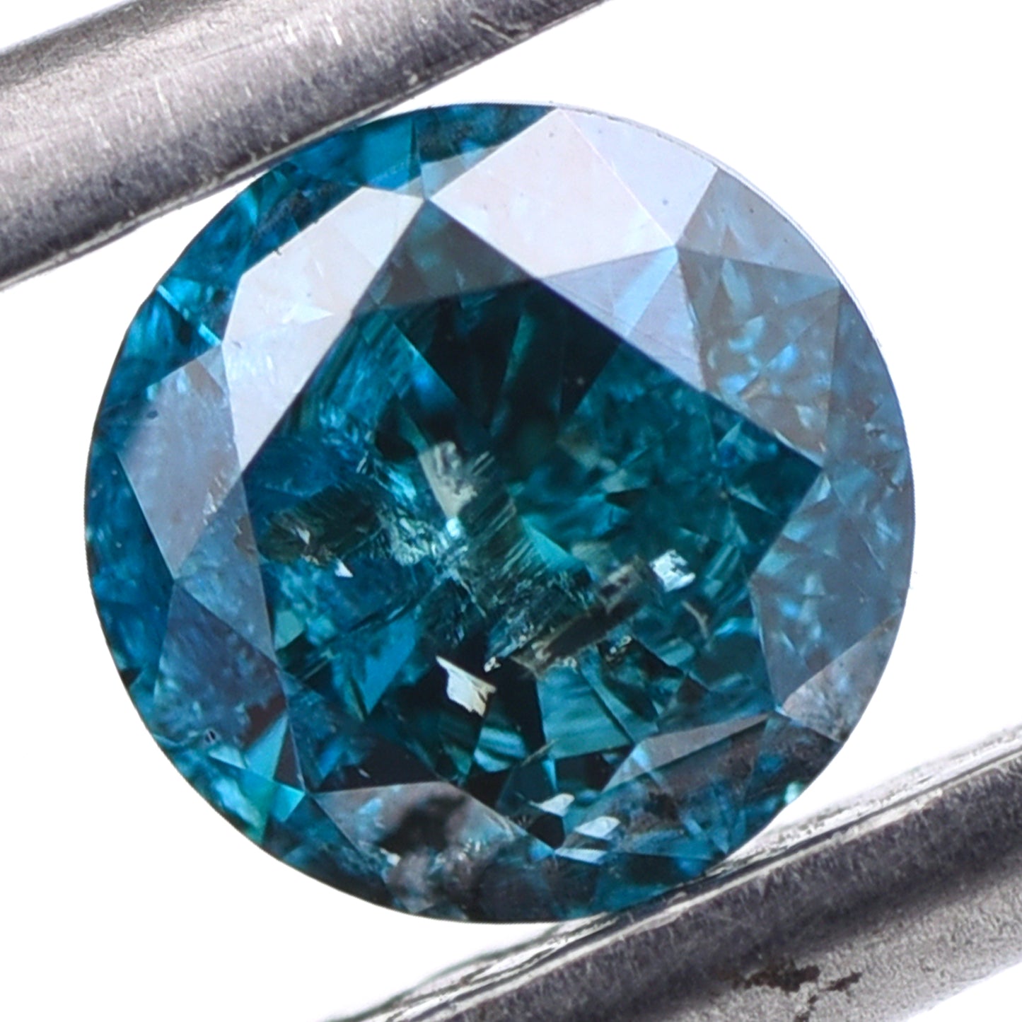 0.3 Blue Diamond Round Loose Diamond
