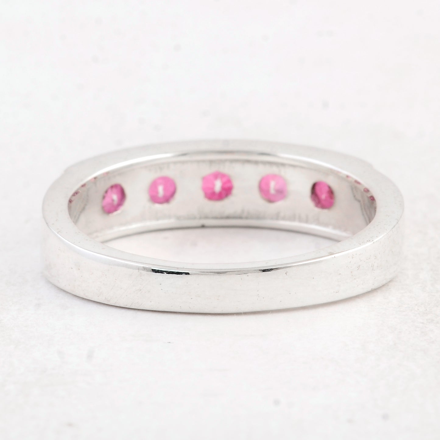 1.45 Ct Round Pink Topaz 925 Sterling Silver Ring