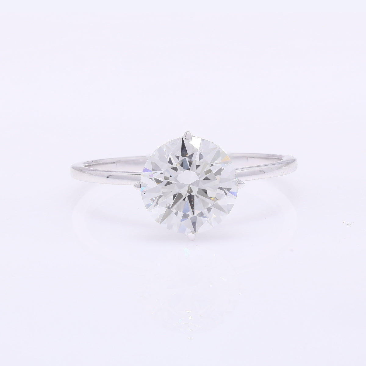 2.04 Carats Lab Grown Diamond 14K Gold Ring