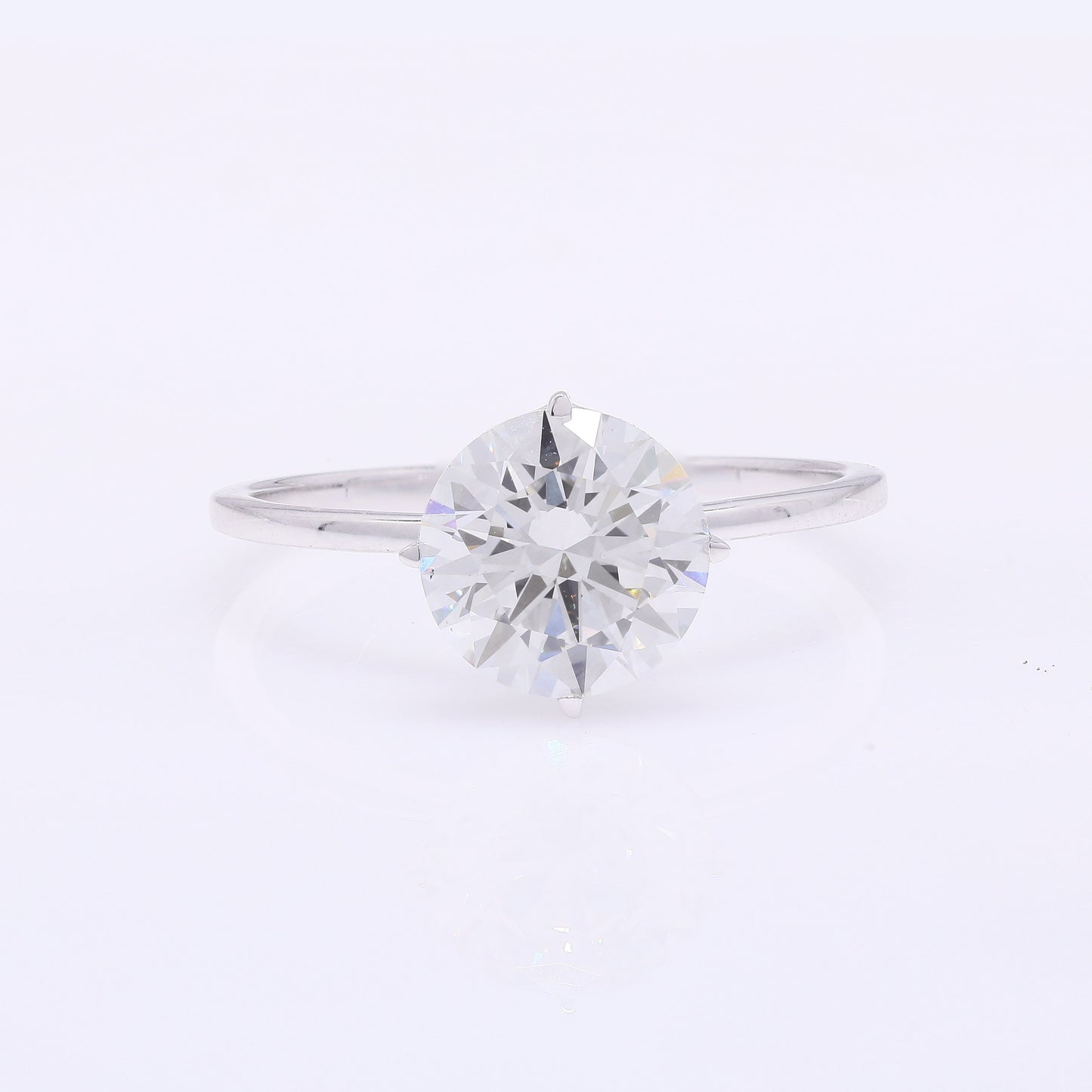2.04 Carats Lab Grown Diamond 14K Gold Ring