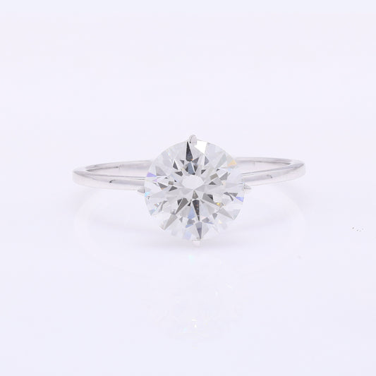 2.04 Carats Lab Grown Diamond 14K Gold Ring