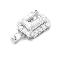2.96 Carats Lab Grown Diamond 14K Gold Pendant