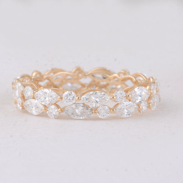 2.79 Carats Lab Grown Diamond 14K Gold Ring