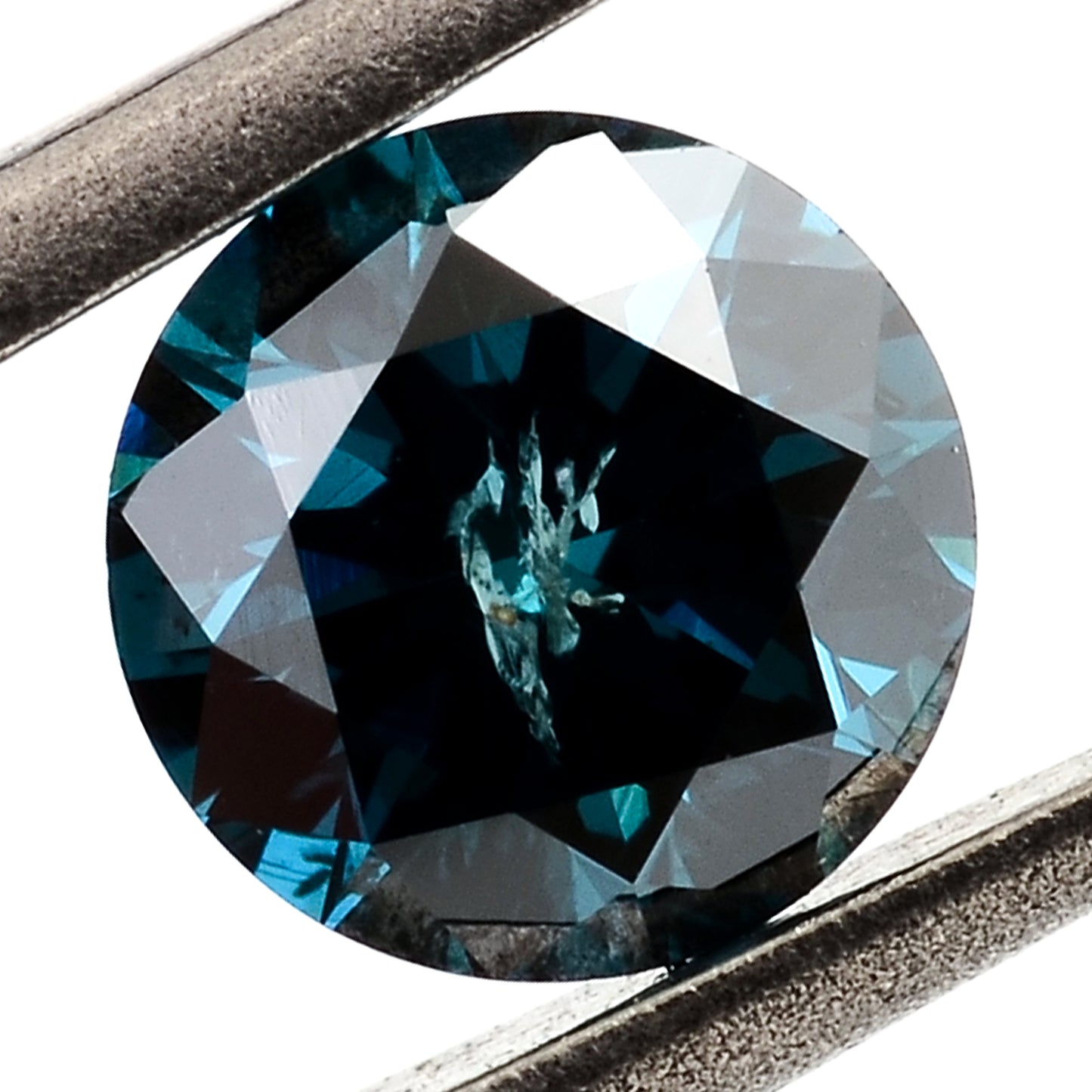 0.41 Blue Diamond Round Loose Gemstone
