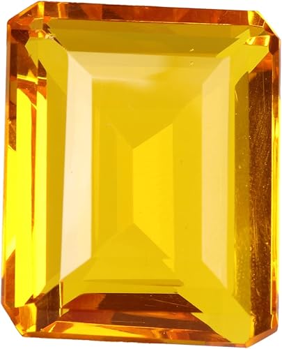 30.60 Carats Citrine Rectangle Loose Gemstone