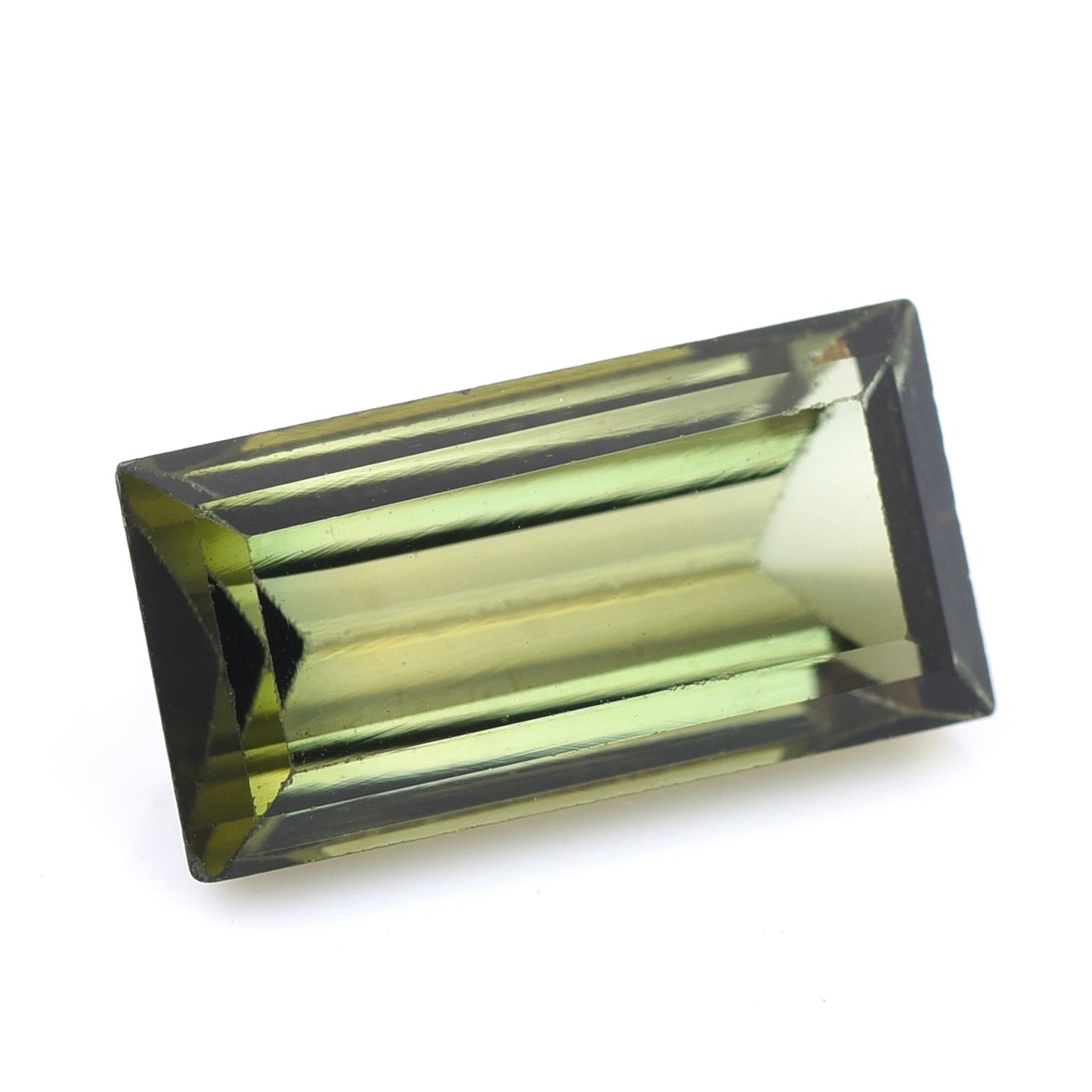 4.58 Natural Tourmaline Verdelite Rectangular Step Cut Gemstone