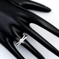 2.63 Ct Cubic Zirconia 925 Sterling Silver Ring
