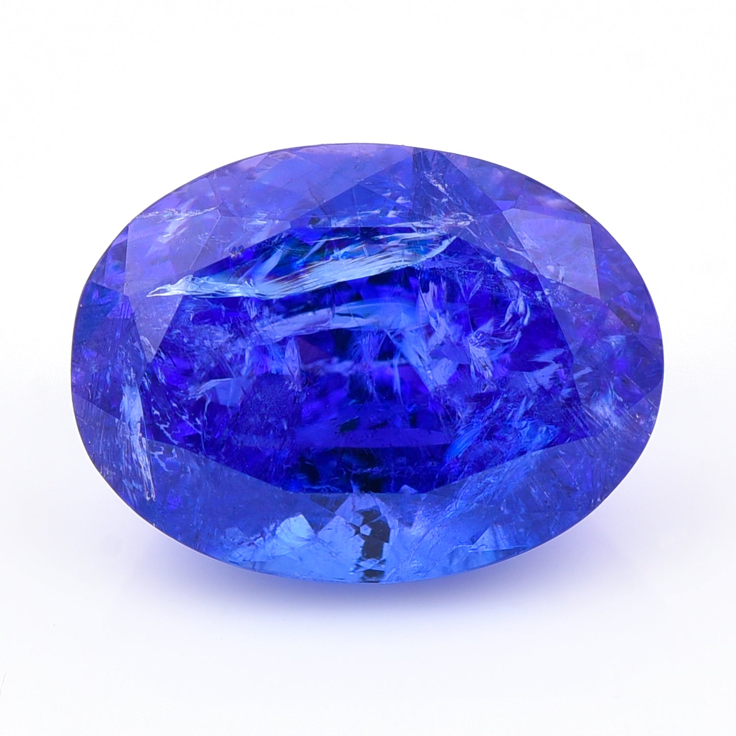 7.8 Natural Zoisite Tanzanite Oval Mixed Cut Gemstone