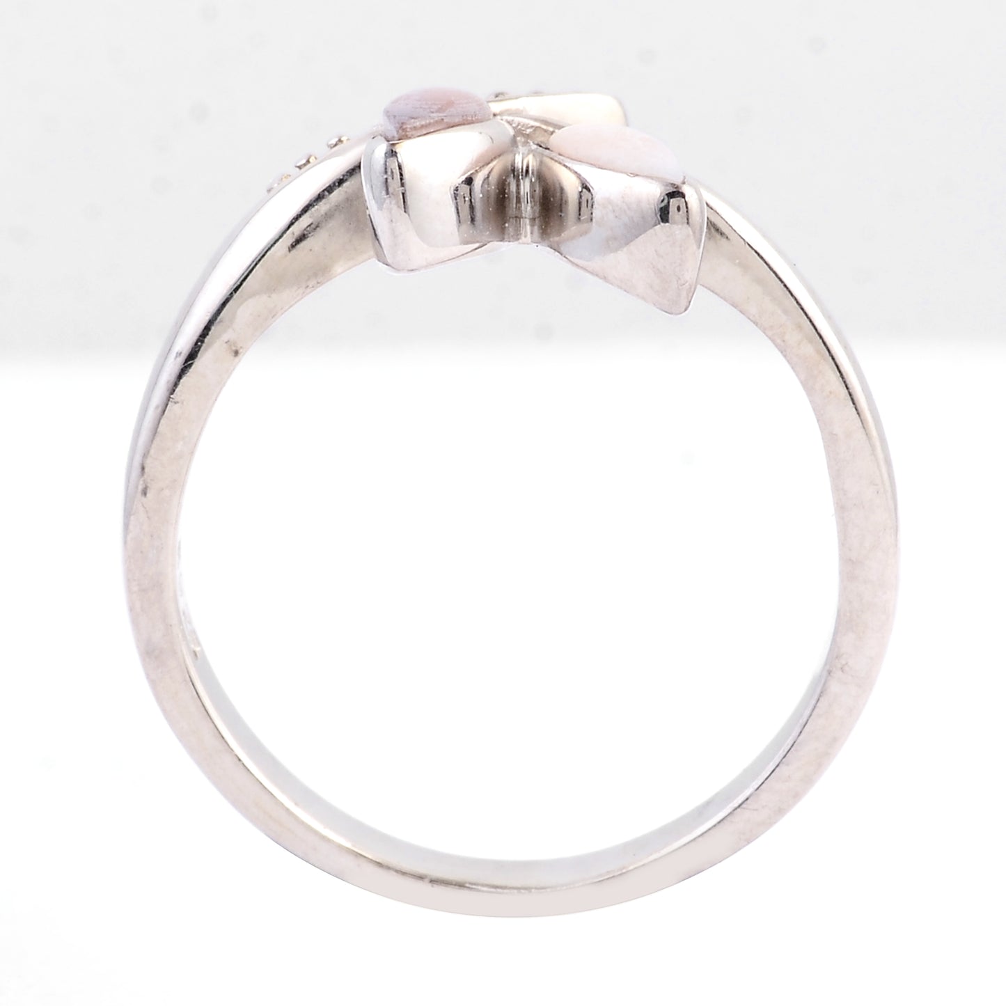 1.45 Ct Pearl Cz 925 Sterling Silver Ring