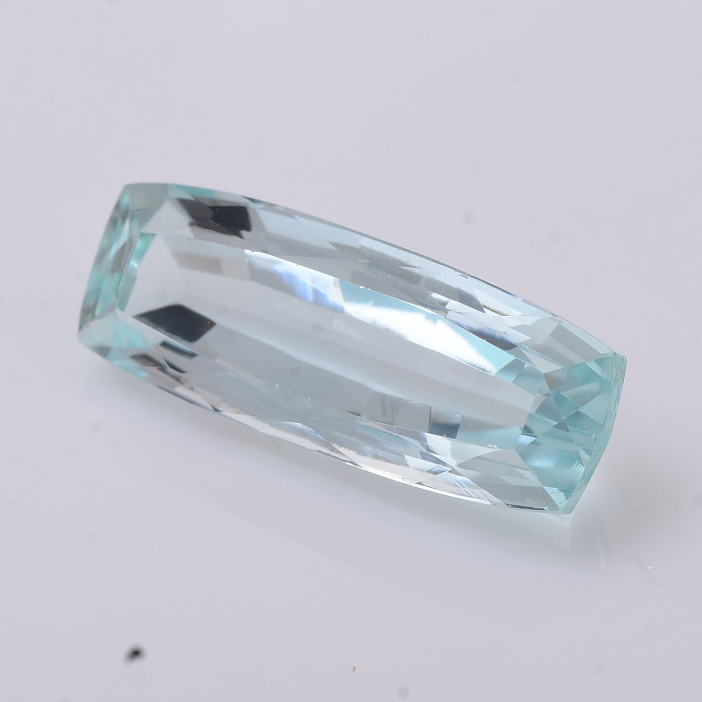 4.12 Natural Beryl Emerald Rectangular Cushion Mixed Cut Gemstone