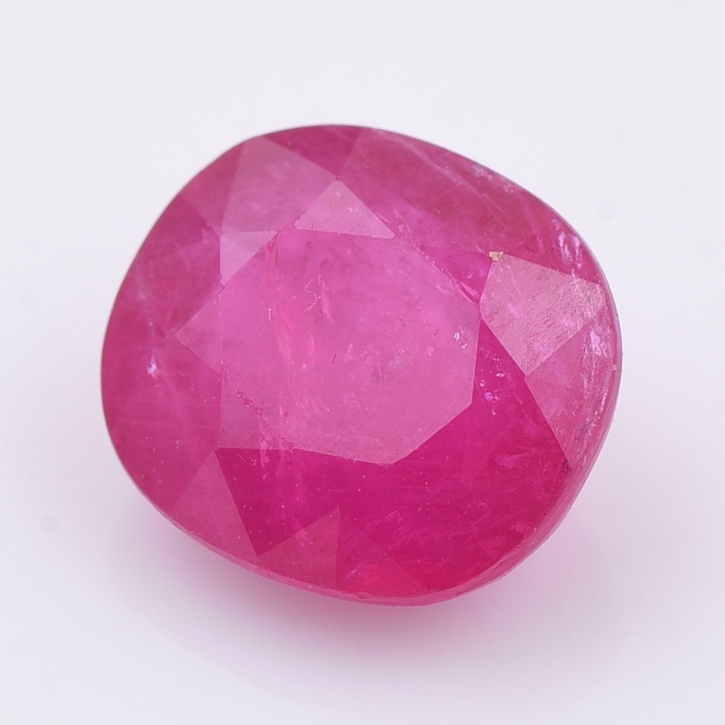 1.92 Natural Corundum Ruby Rectangular Cushion Mixed Cut Gemstone