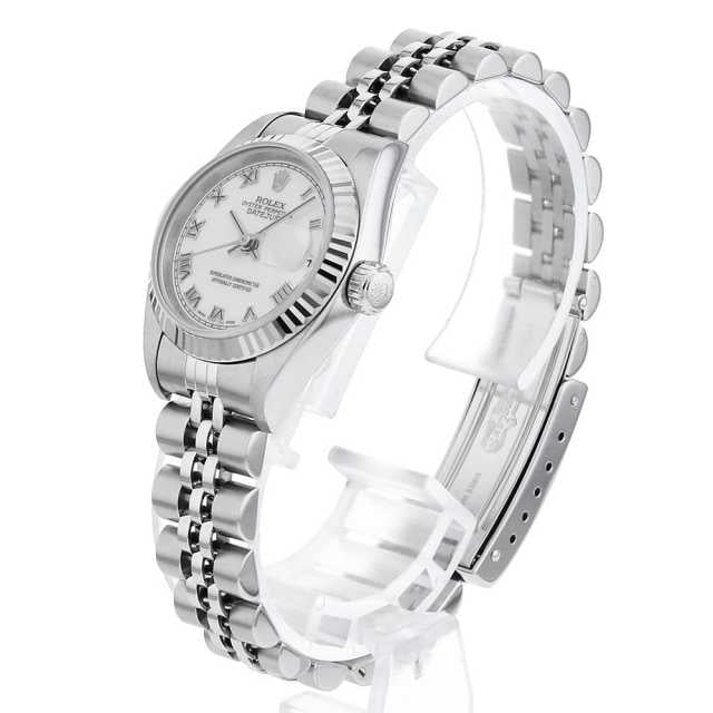 Rolex Datejust 79174 White Roman P Series Pre-owned Women's