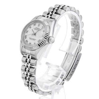 Rolex Datejust 79174 White Roman P Series Pre-owned Women's