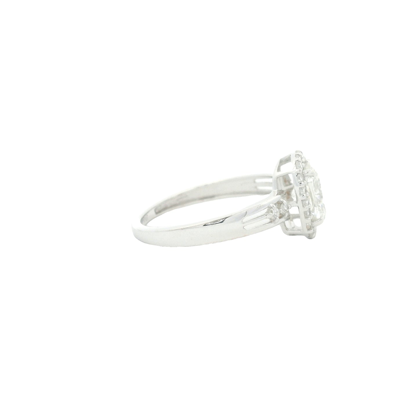 1.55 Carats Lab Grown Diamond 14K Gold Ring