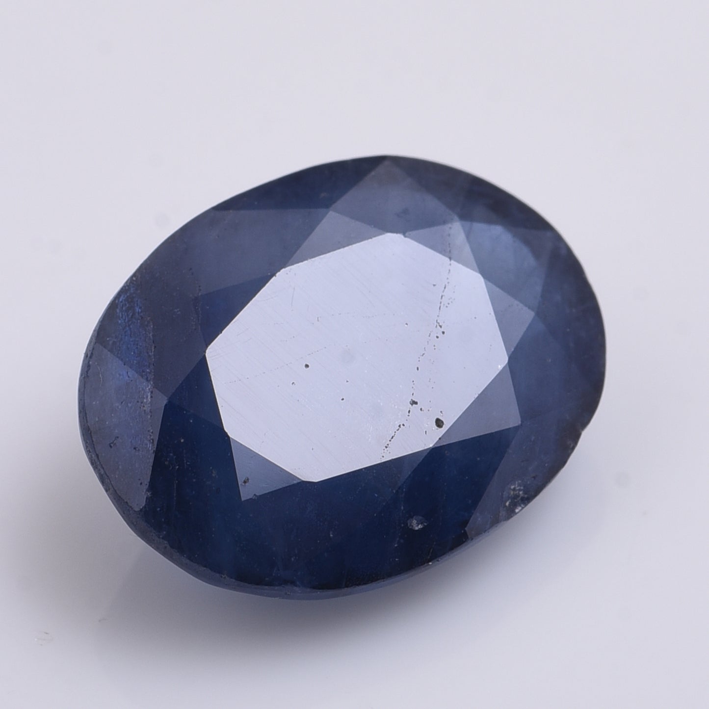 11.01 Natural Corundum Sapphire Oval Mixed Cut Gemstone