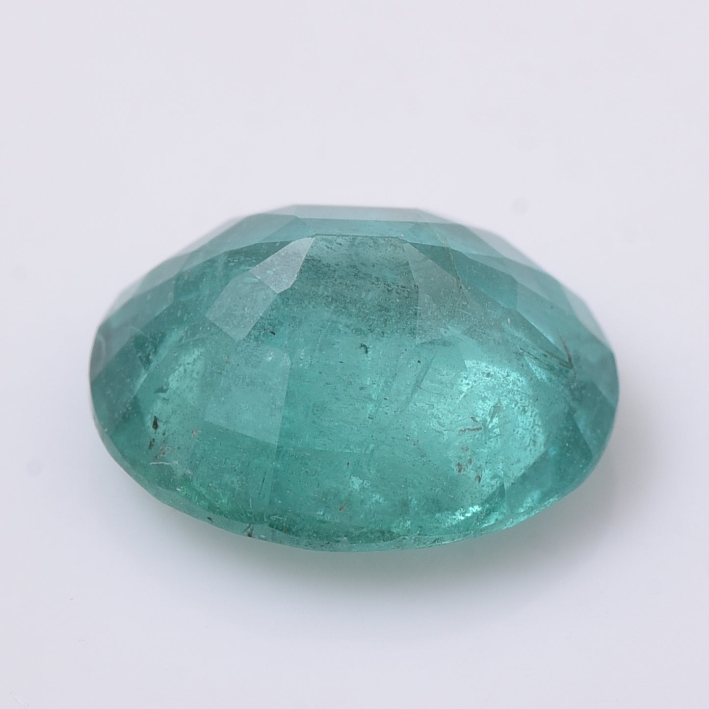 3.05 Natural Beryl Emerald Oval Mixed Cut Gemstone